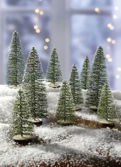 Tischdeko Tannenbäumchen, 9er-Set