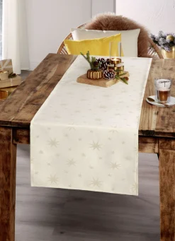 Tischdekoration mit Fleckschutz und Glitzergarn