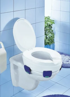 Toilettensitzerhöher "Clipper" mit Deckel