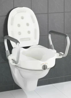Toilettensitzerhöher mit Armlehnen