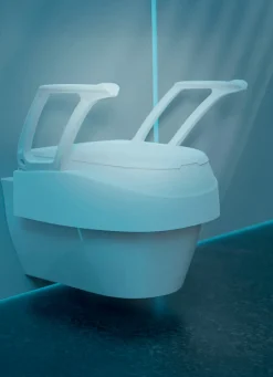 Toilettensitzerhöhung mit Armlehnen
