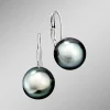 Tolle Ohrringe mit Tahiti-Zuchtperlen