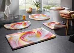 Traumhaft weiche, bedruckte Badvorleger