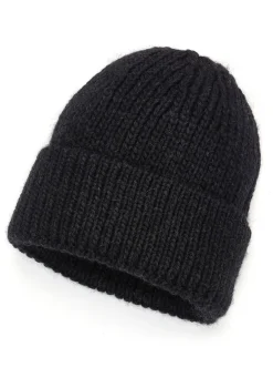 Trendige Damen-Mütze, mit Umschlag