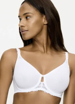 Triumph Wild Azalea Florale Minimizer-Bügel-BH mit zarter Spitze