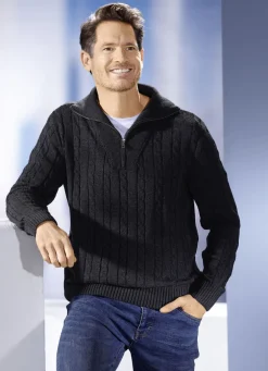 Troyer mit kurzem Reißverschluss in 5 Farben