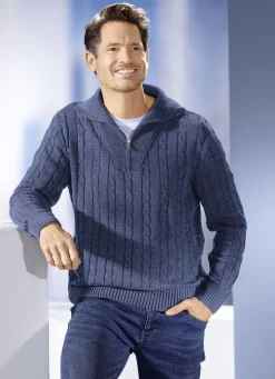 Troyer mit kurzem Reißverschluss in 5 Farben