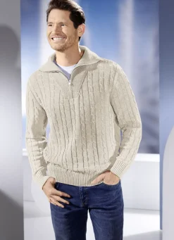 Troyer mit kurzem Reißverschluss in 5 Farben