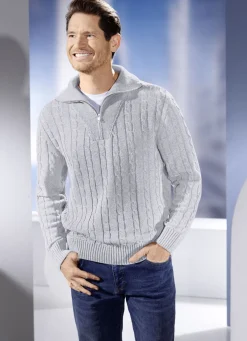 Troyer mit kurzem Reißverschluss in 5 Farben