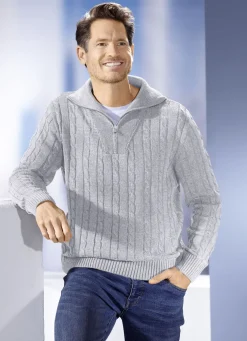 Troyer mit kurzem Reißverschluss in 5 Farben