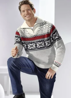 Troyer mit Norwegermuster