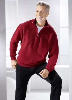 Troyer mit Stehkragen in 2 Farben