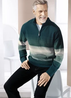 Troyer mit Stehkragen in 2 Farben