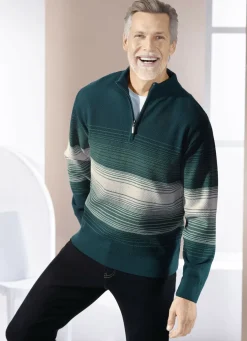 Troyer mit Stehkragen in 2 Farben