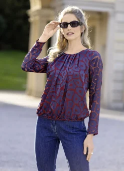 Tunika mit charmanter Faltenlegung