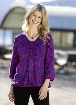 Tunika mit elastischen Abschlüssen