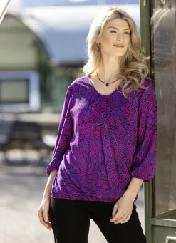 Tunika mit elastischen Abschlüssen