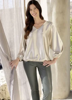 Tunika mit Fledermausärmeln