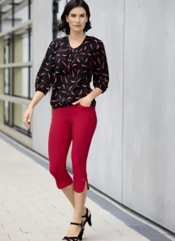 Tunika mit Inkjet-Druck