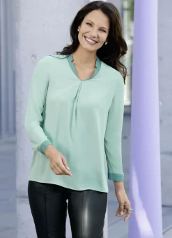 Tunika mit Stehkragen