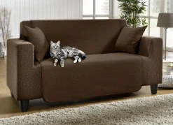 Unempfindliche Sessel-,Couch- und Armlehnenschoner aus Chenille