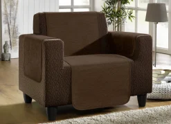 Unempfindliche Sessel-,Couch- und Armlehnenschoner aus Chenille