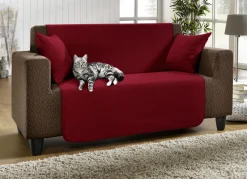 Unempfindliche Sessel-,Couch- und Armlehnenschoner aus Chenille