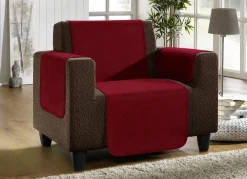 Unempfindliche Sessel-,Couch- und Armlehnenschoner aus Chenille