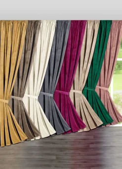 Verdunkelungsschal in edler Samtoptik