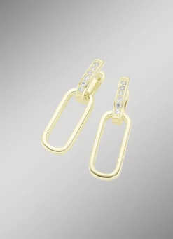 Vergoldete Klappcreolen