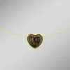 Vergoldeter Herz-Anhänger