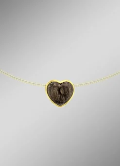 Vergoldeter Herz-Anhänger