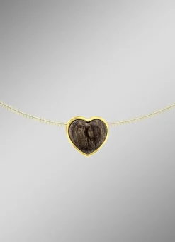 Vergoldeter Herz-Anhänger