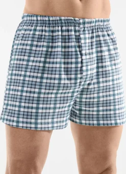Viererpack Boxershorts mit knöpfbarem Eingriff