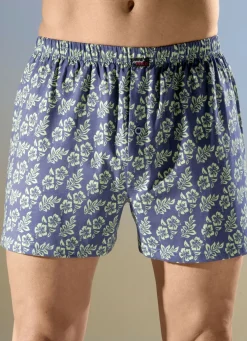 Viererpack Boxershorts mit knöpfbarem Eingriff