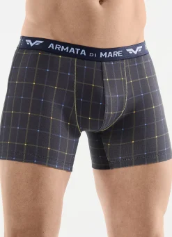 Viererpack Pants mit Karodessin