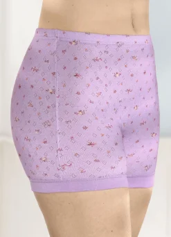 Viererpack Schlüpfer mit feinerm Ajour-Dessin