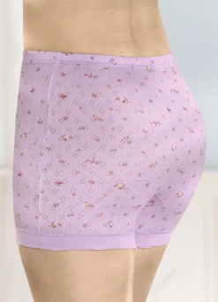 Viererpack Schlüpfer mit feinerm Ajour-Dessin