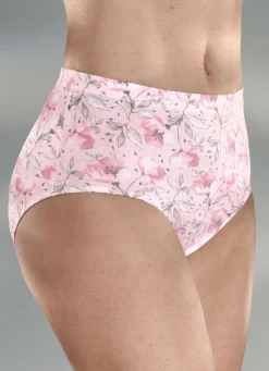 Viererpack Slip mit Floraldruck