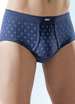 Viererpack Slips, allover dessiniert