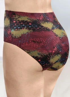 Viererpack Slips mit buntem Druckdessin