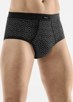 Viererpack Slips mit Eingriff aus Feinjersey