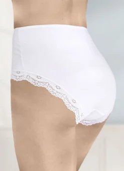 Viererpack Slips mit Elastikspitze