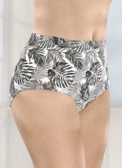 Viererpack Slips mit floralem Druckdessin