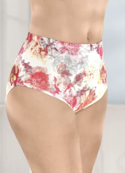 Viererpack Slips mit hübschem Floraldessin