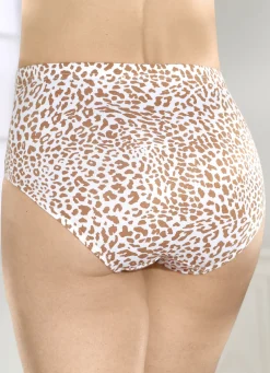 Viererpack Slips mit Raubtierdessin