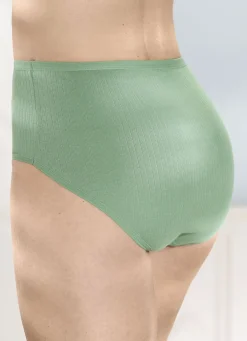 Viererpack Slips mit Rippenstruktur