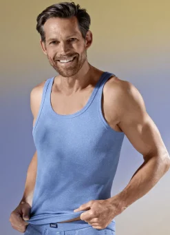 Viererpack Sportjacken aus Feinripp, uni bunt