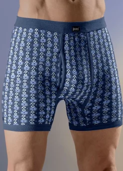 Viererpack Unterhosen, allover dessiniert