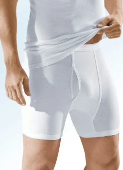 Viererpack Unterhosen aus Feinripp, weiß